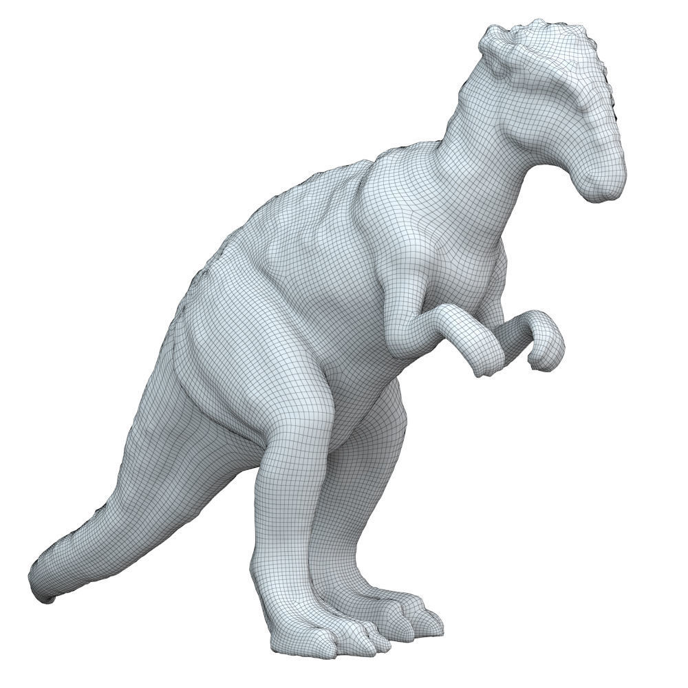 Pachycephalosaurus Toy 3D model_5