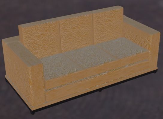 sofa model for sims gta san andreas 3D print model_5