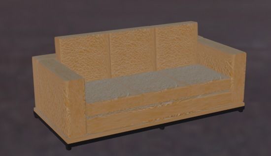 sofa model for sims gta san andreas 3D print model_2