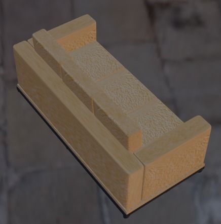 sofa model for sims gta san andreas 3D print model_3