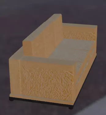 sofa model for sims gta san andreas 3D print model_0