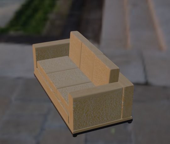 sofa model for sims gta san andreas 3D print model_4