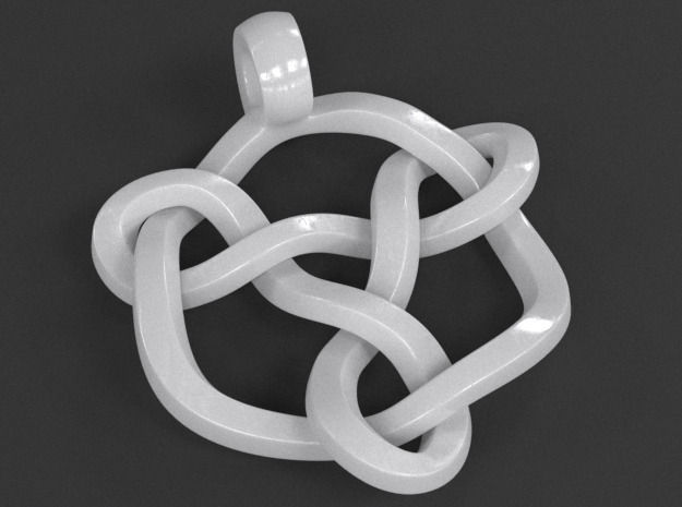 Celtic Knot Pendant 01 3D print model
