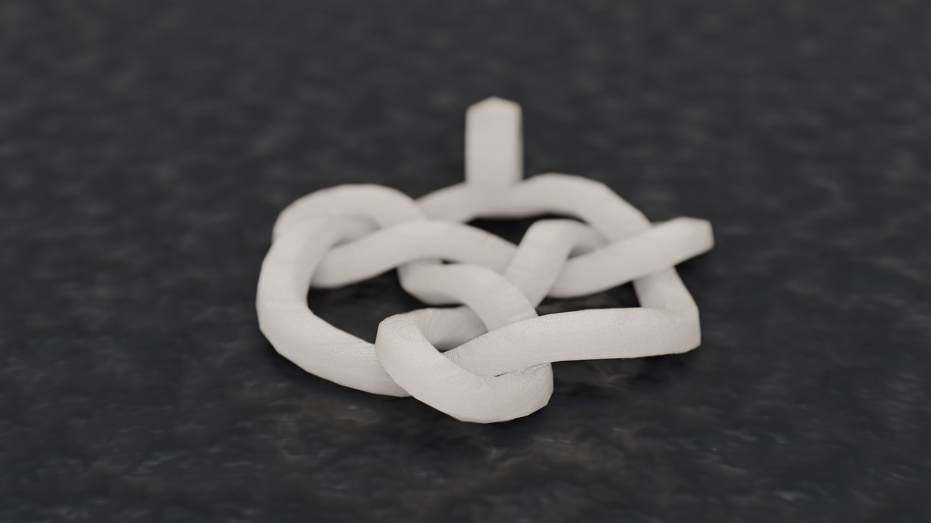 Celtic Knot Pendant 01 3D print model_3