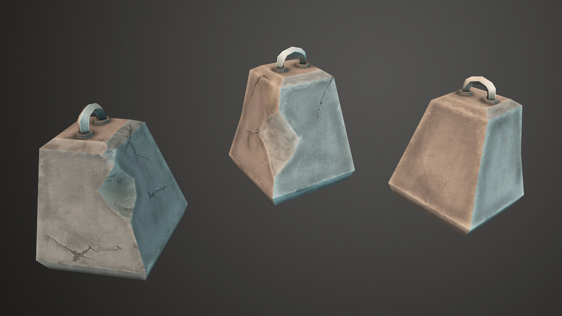 Beach Landing Pack Low-poly 3D model_6