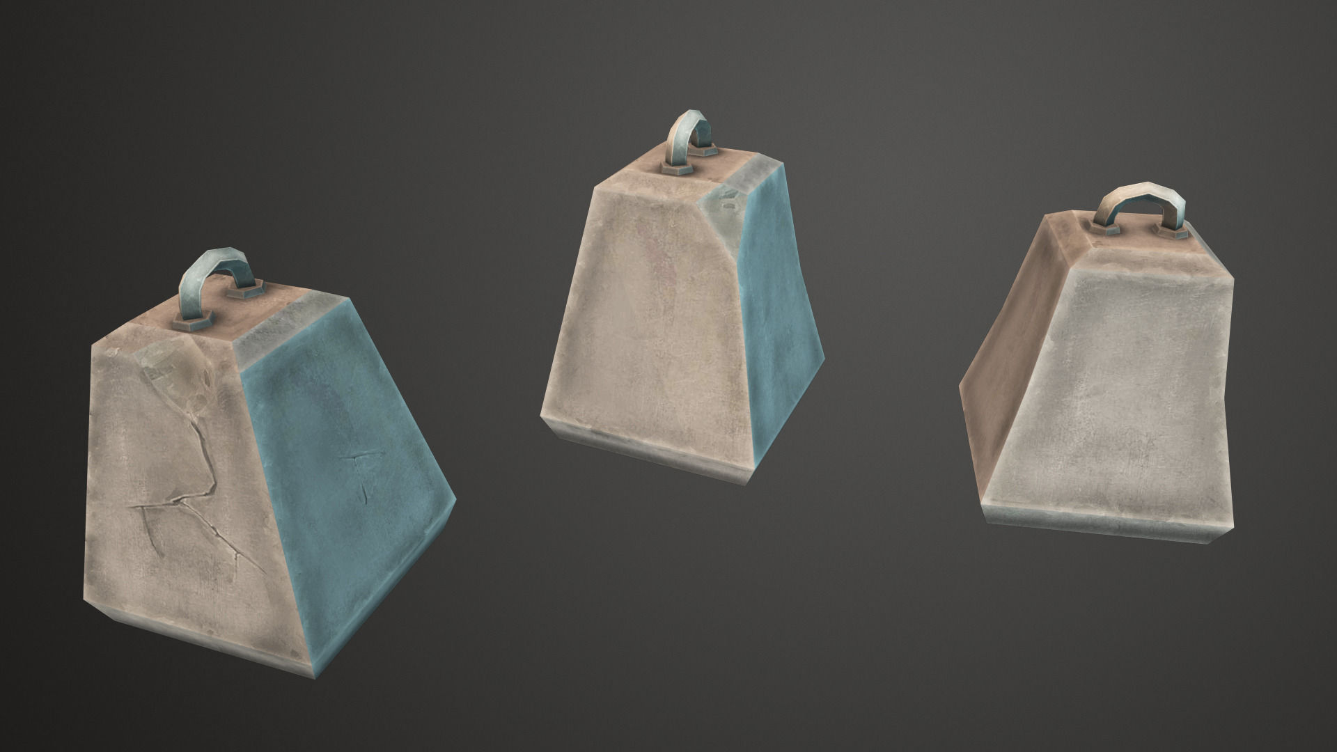 Beach Landing Pack Low-poly 3D model_8