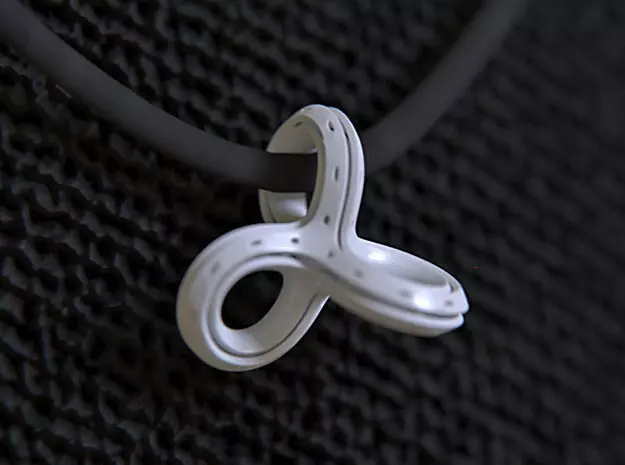 Infinity Knot Pendant 3D print model_0
