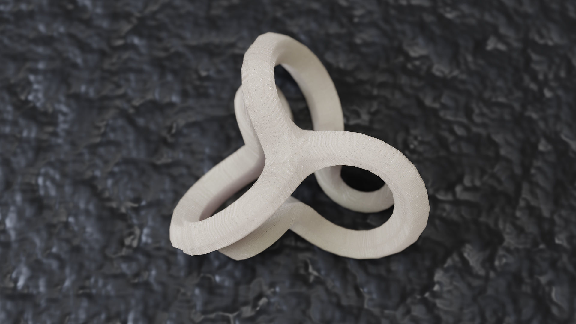 Infinity Knot Pendant 3D print model_4