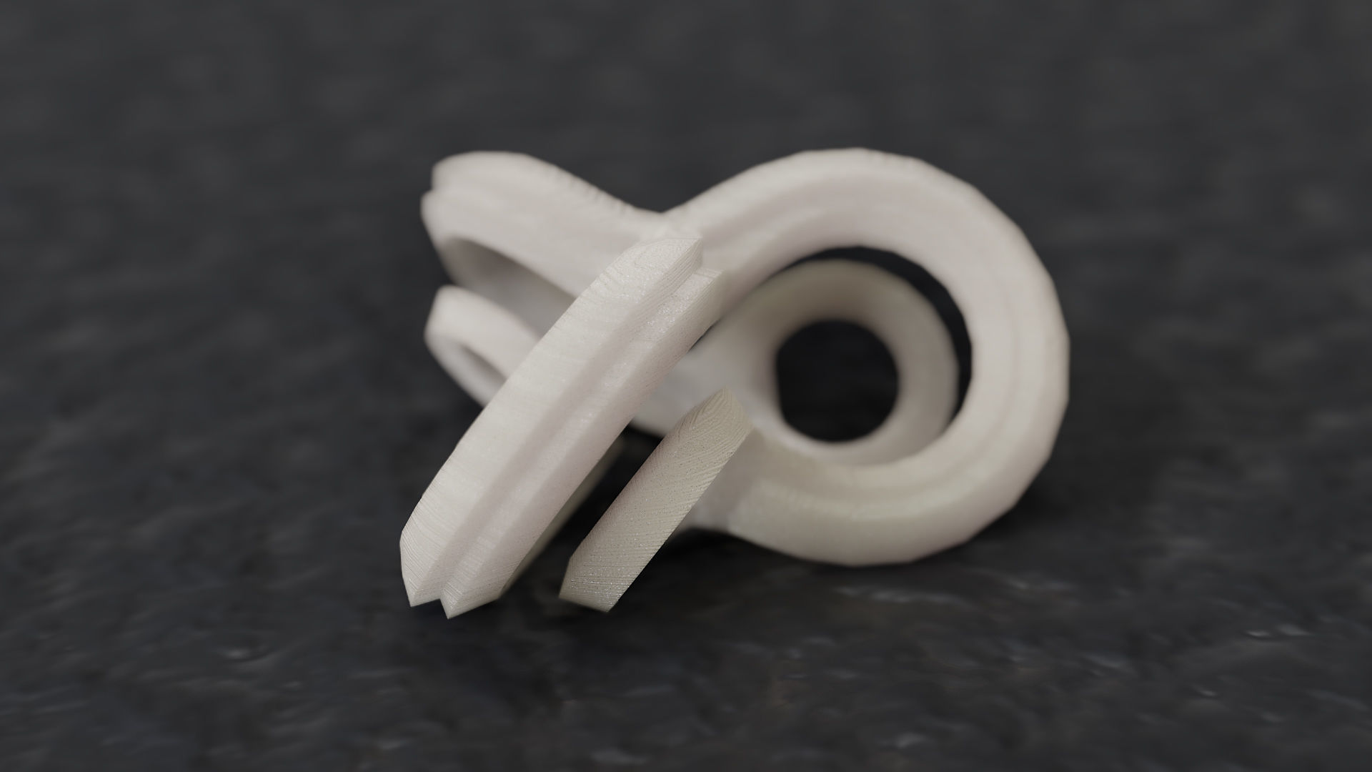 Infinity Knot Pendant 3D print model_5