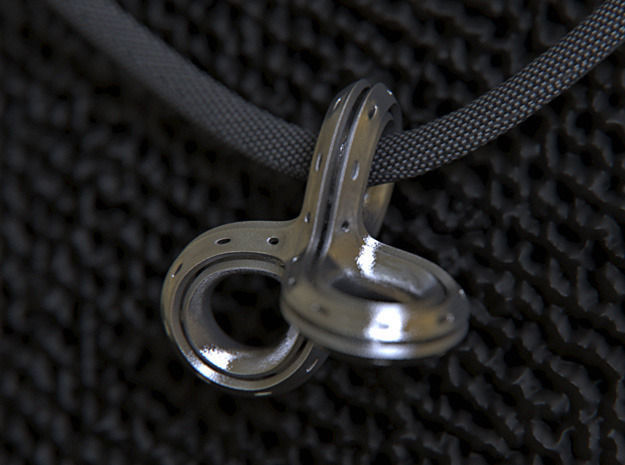 Infinity Knot Pendant 3D print model_3
