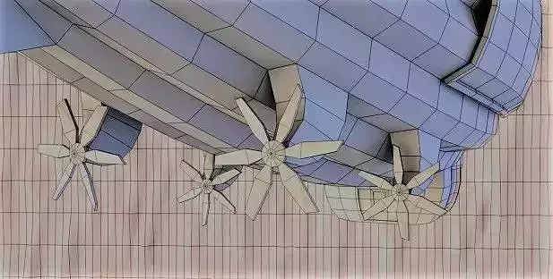 Airship your logo here - 3D model