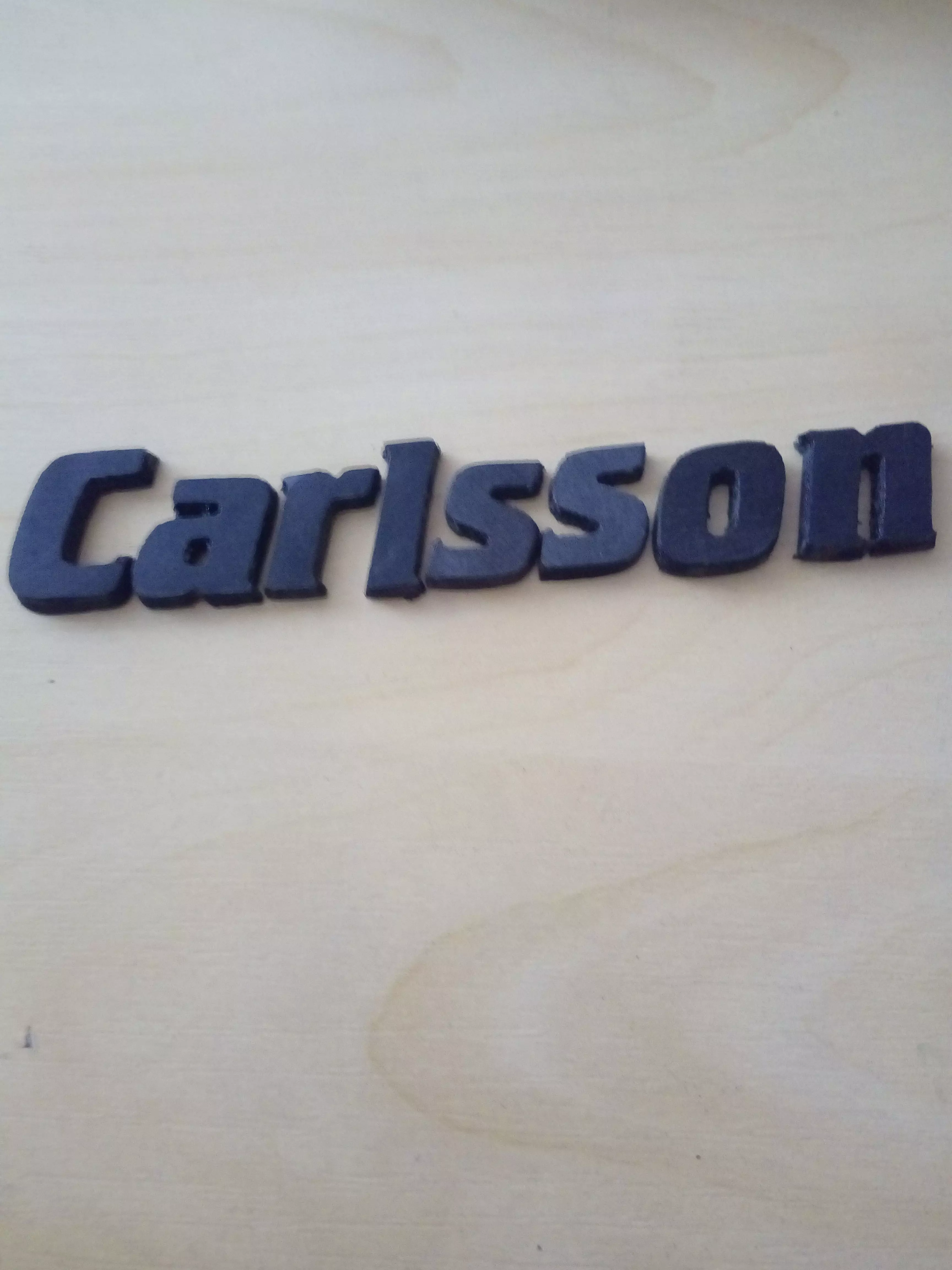 Carlsson Logo Obj 3D print model