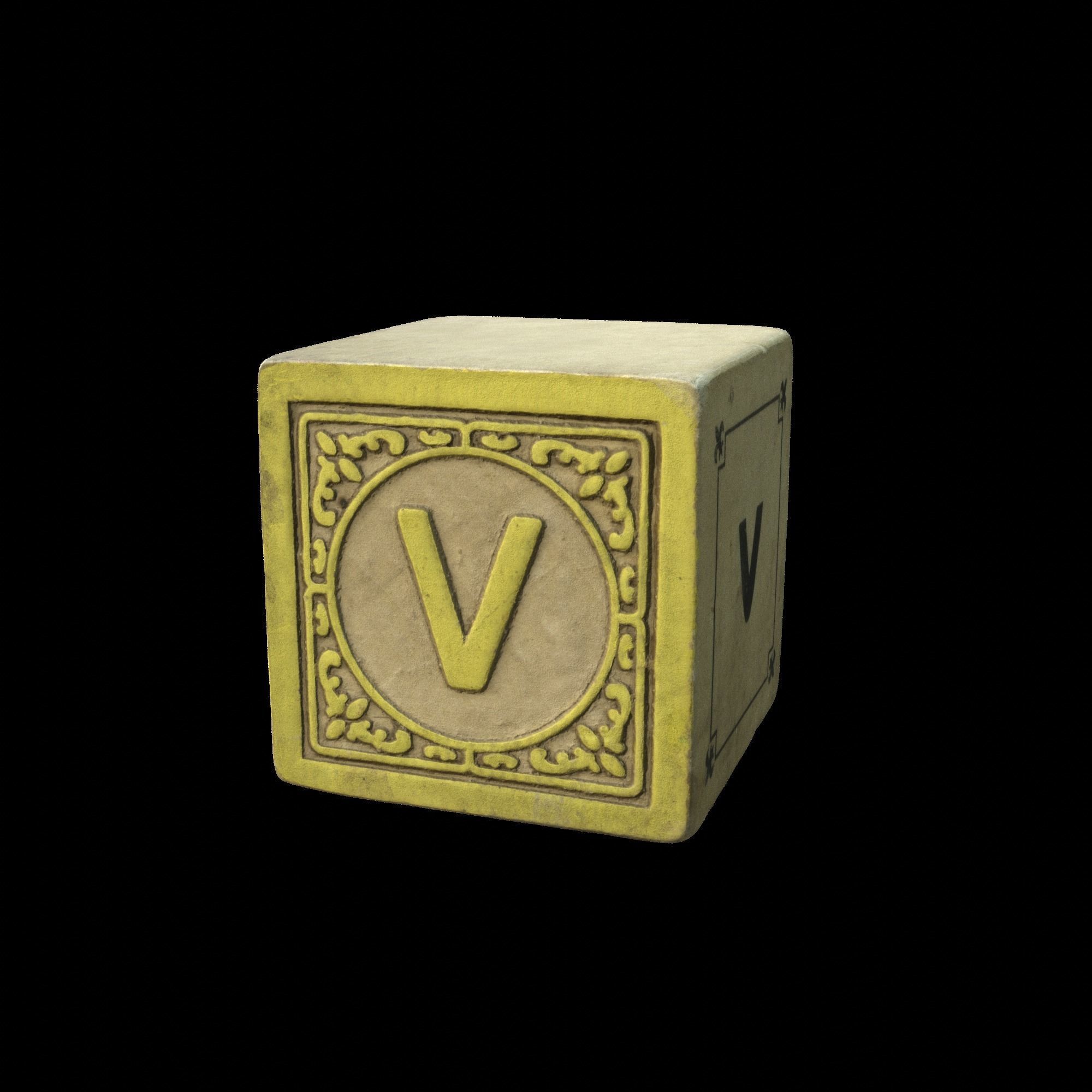 Shipping purposes Low-poly 3D model_11