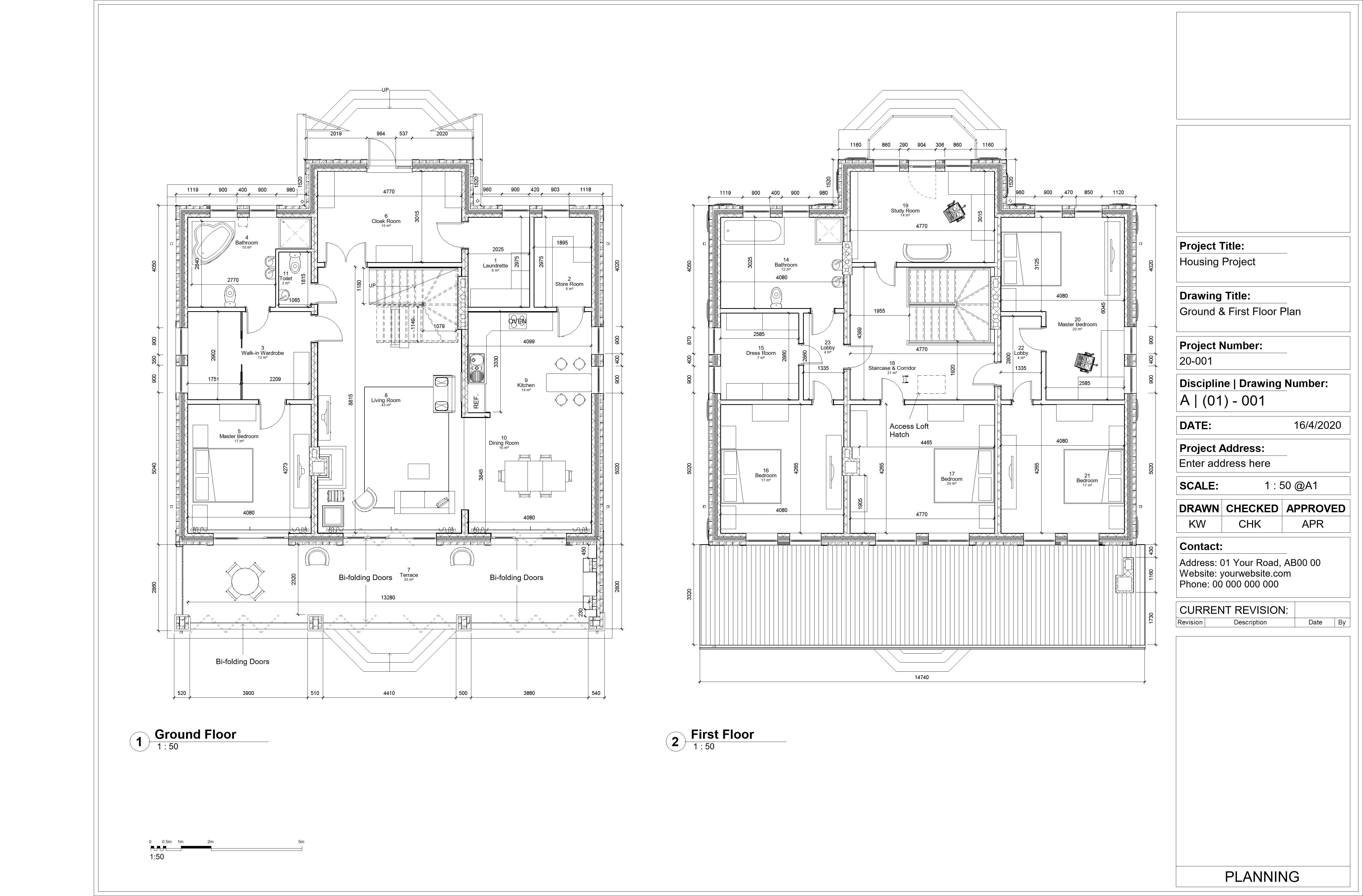 Five Bedroom House 3D Model 3D model_7