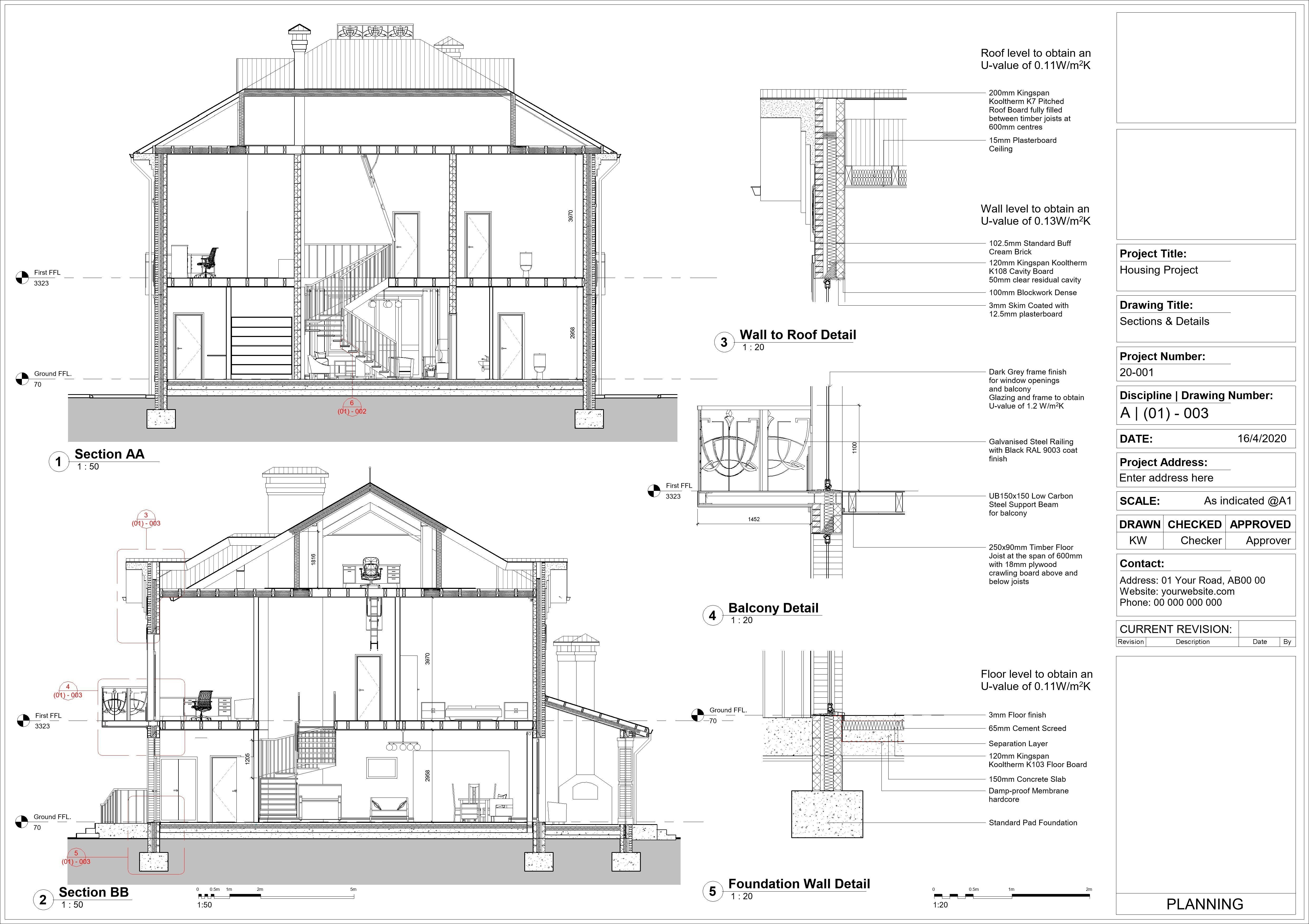 Five Bedroom House 3D Model 3D model_9