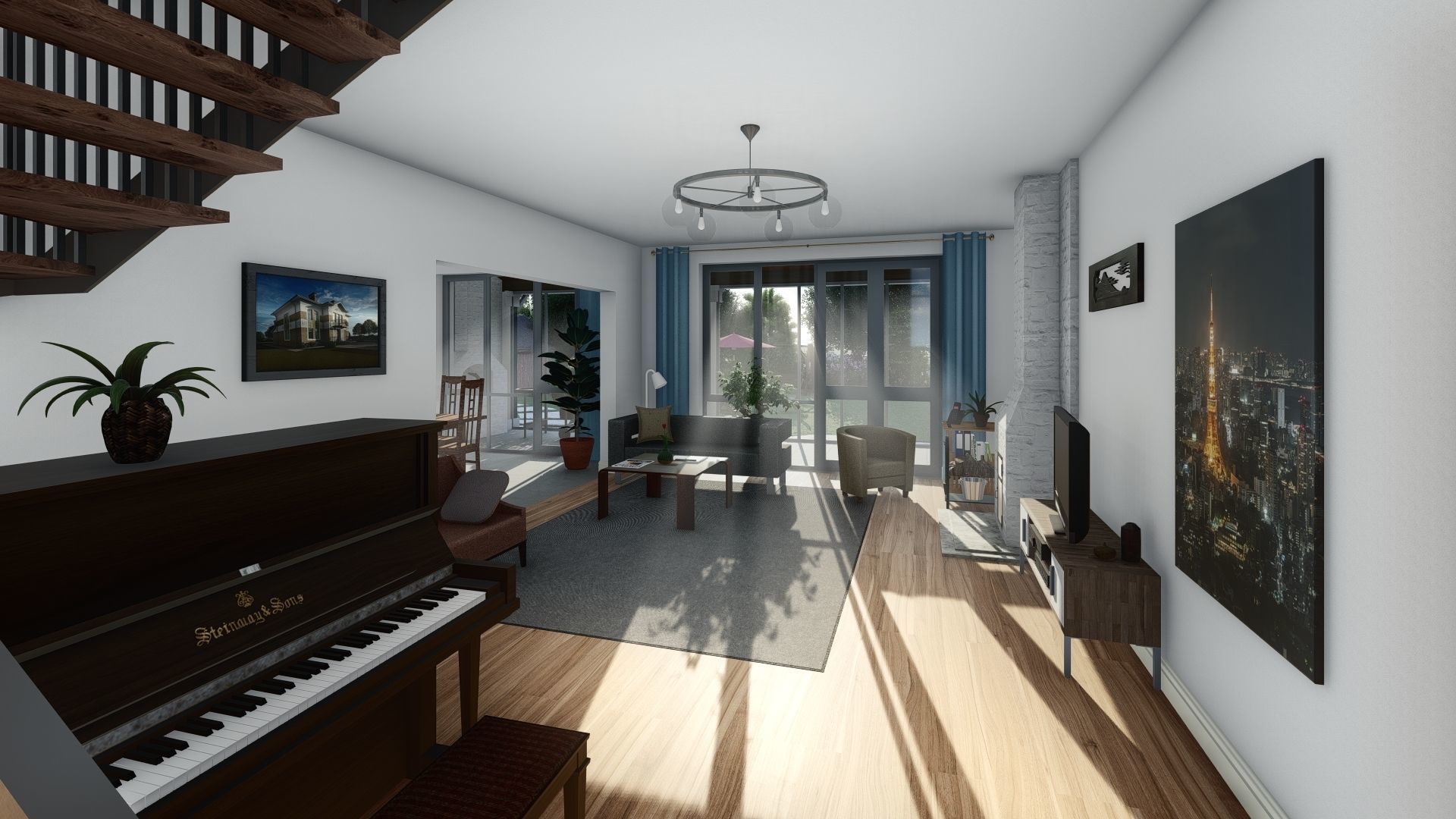 Five Bedroom House 3D Model 3D model_1