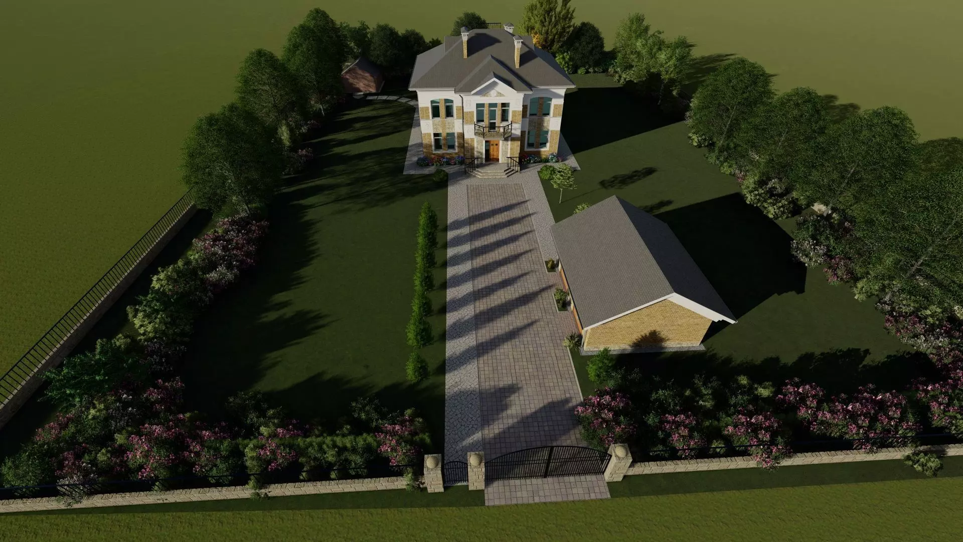 Five Bedroom House 3D Model 3D model_0