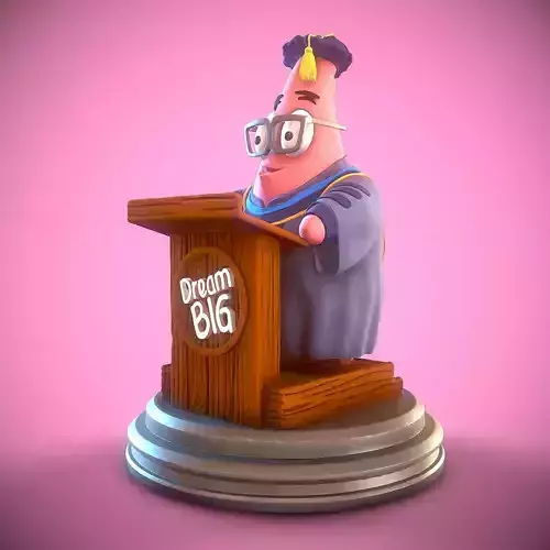Patrick Star Speech 3D print model