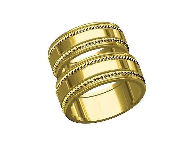 COUPLE RING 3D print model