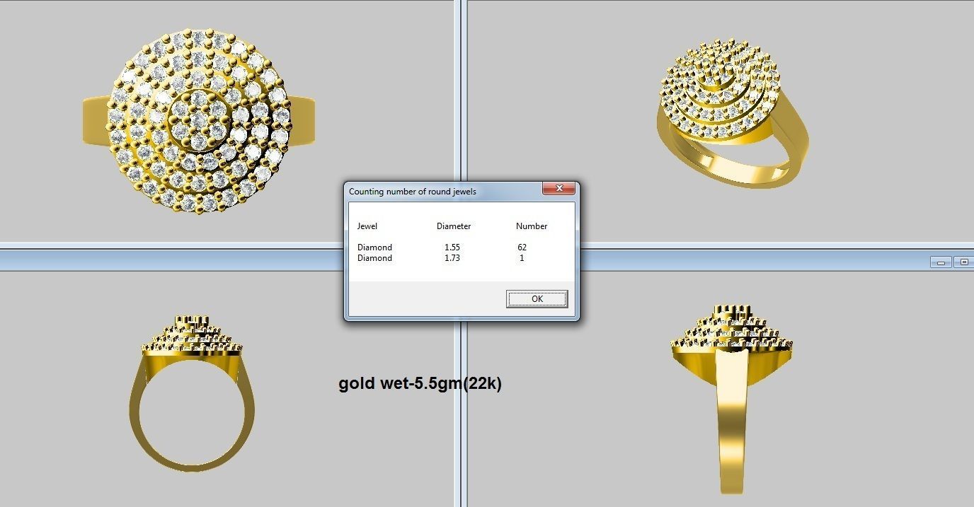 LADIES RING 3D print model_1