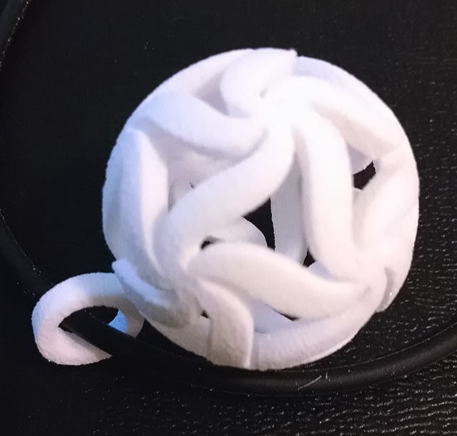 Floral Star Ball Pendant 3D print model_10