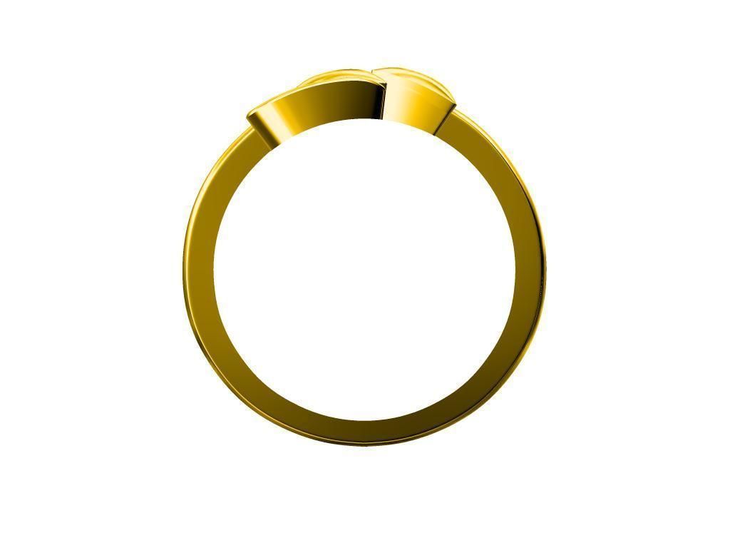 heart ring 3D print model_5