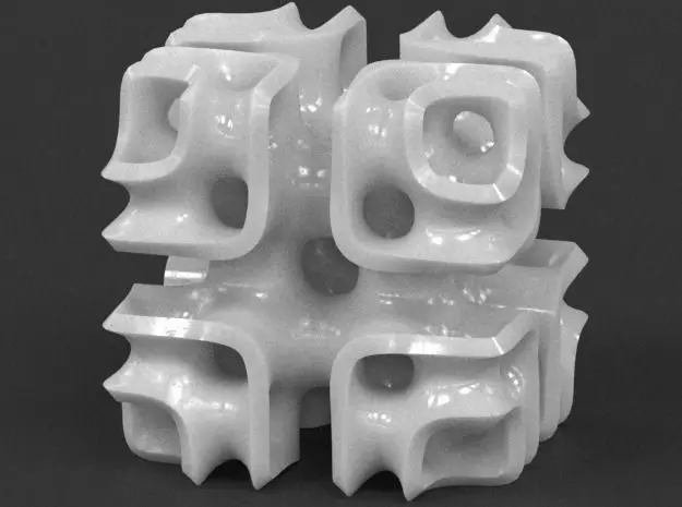 Cubic Lattice Sculpture 3D print model