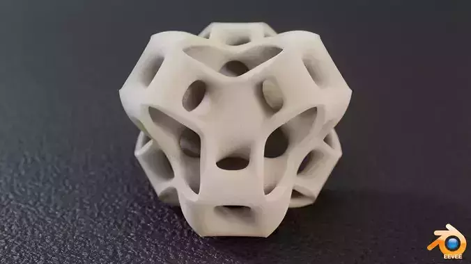 Cubic Gyroid Sculpture 3D print model