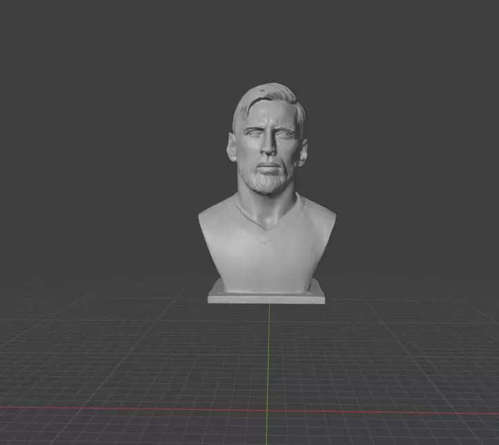 Lionel Messi  3D print model_0