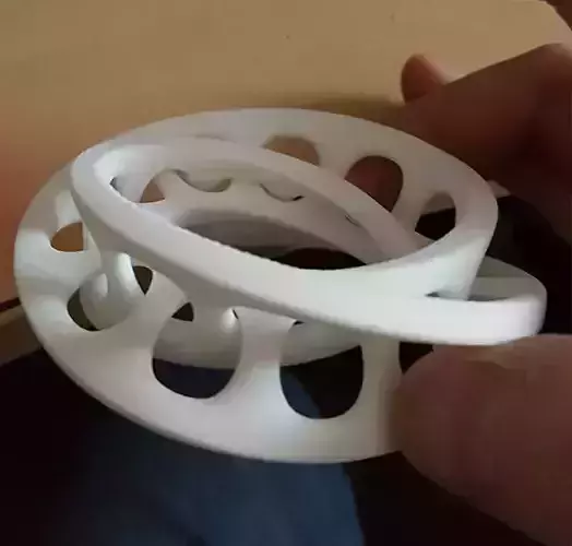 Interlocked Mobius Ladder 3D print model