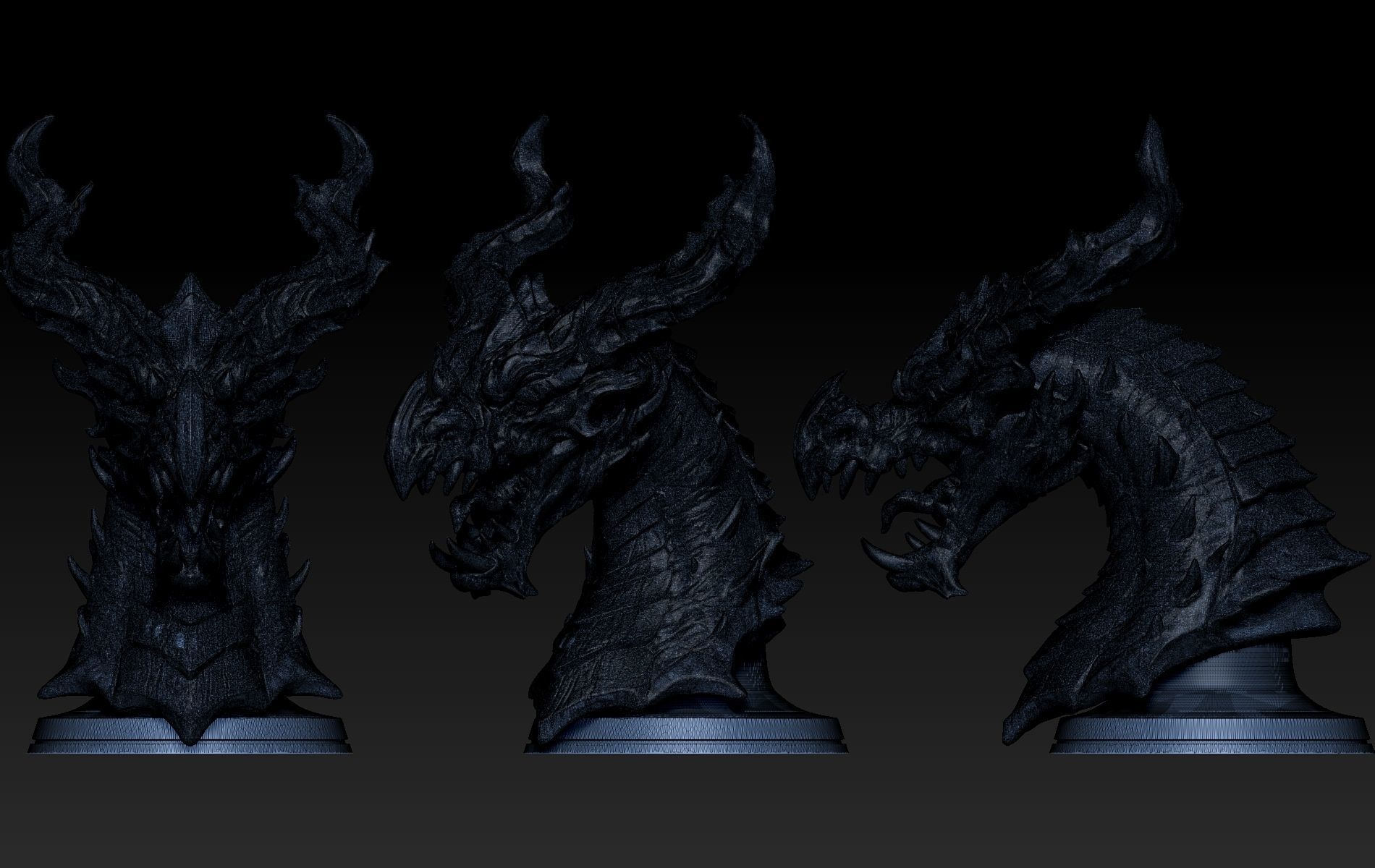 Dragon Head 03 3D print model_10