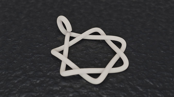 Septagram Pendant 3D print model