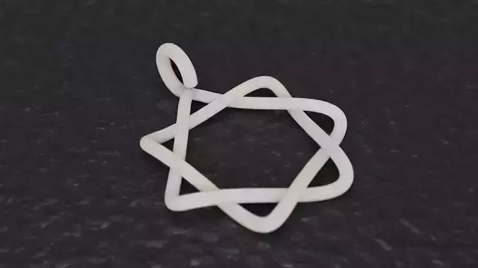 Septagram Pendant 3D print model