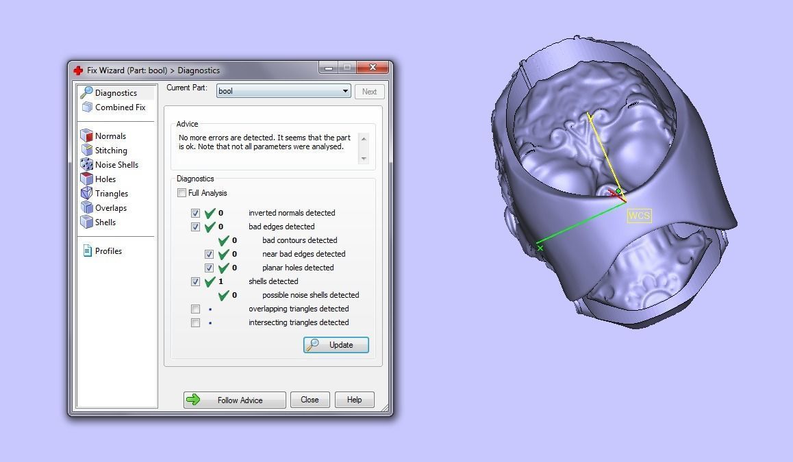 Awesom  SKULL 3D print model_1