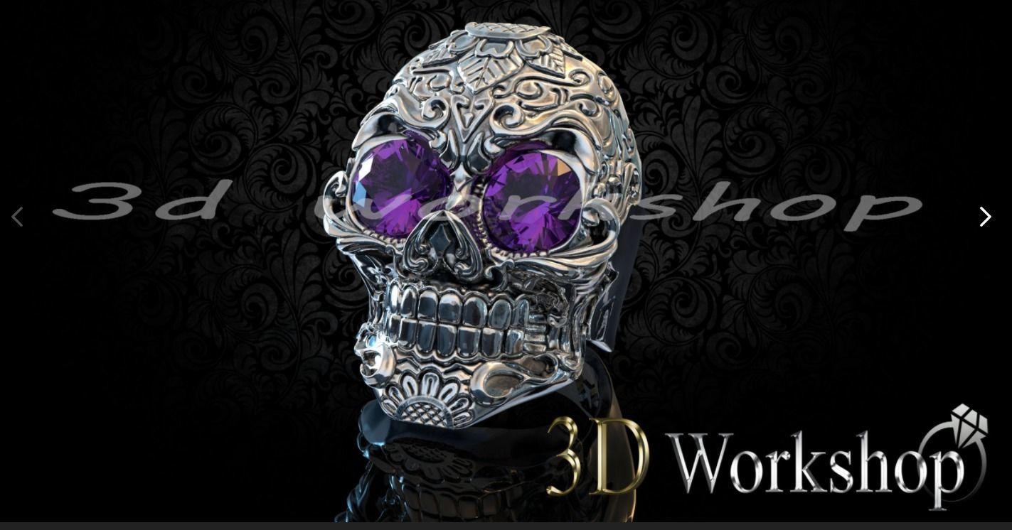 Awesom  SKULL 3D print model_4