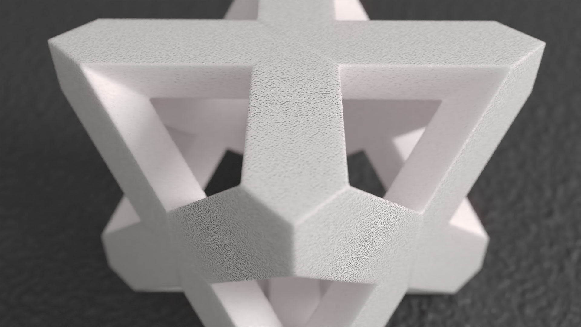 Merkaba Sculpture 3D print model_3