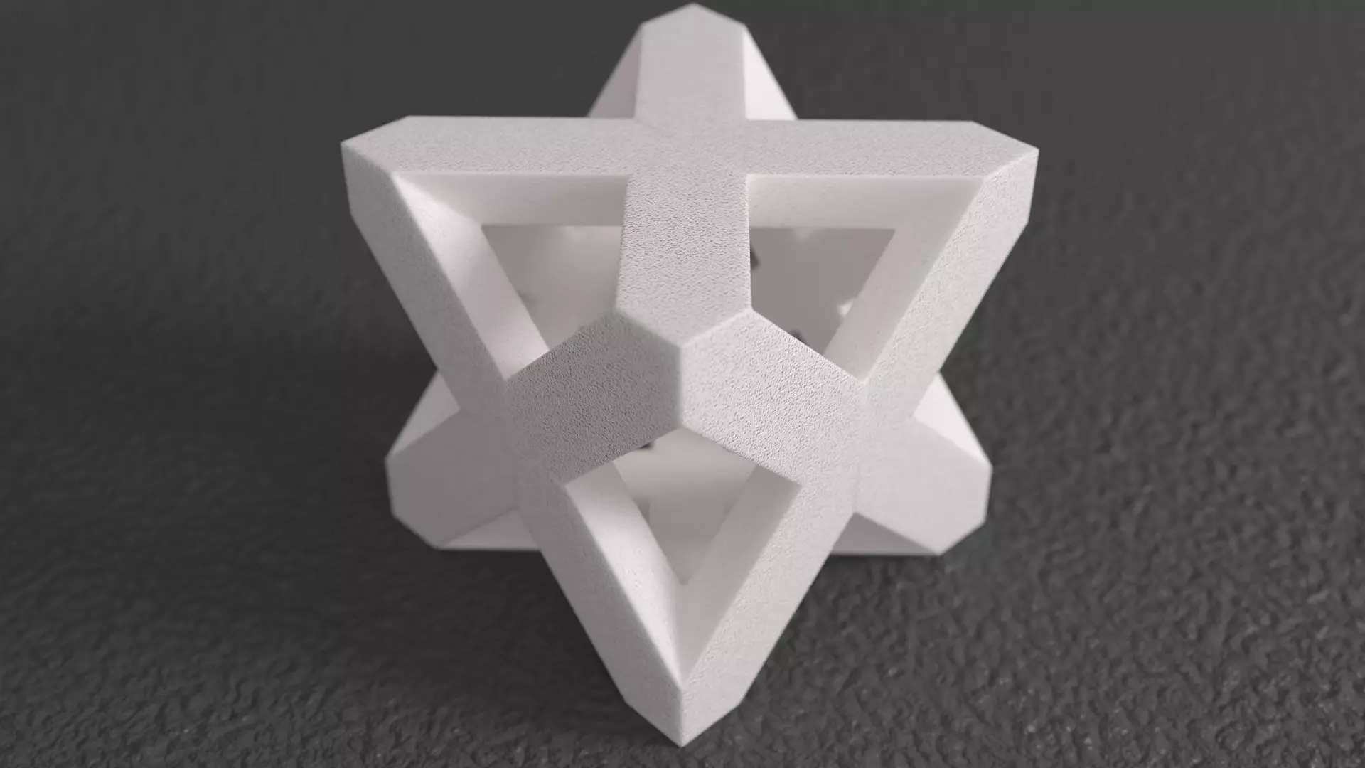 Merkaba Sculpture 3D print model_0