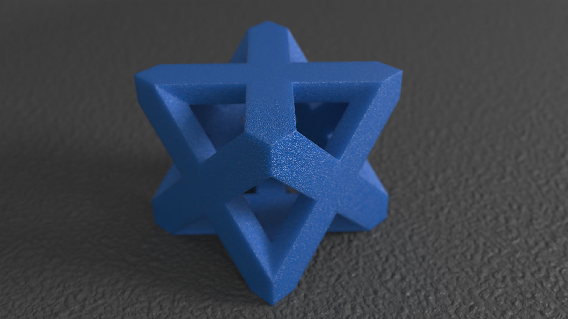 Merkaba Sculpture 3D print model_4