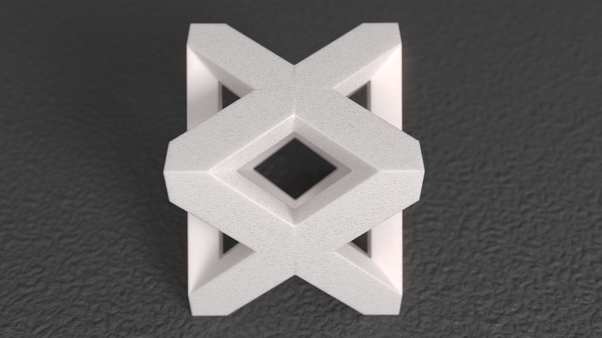 Merkaba Sculpture 3D print model_1