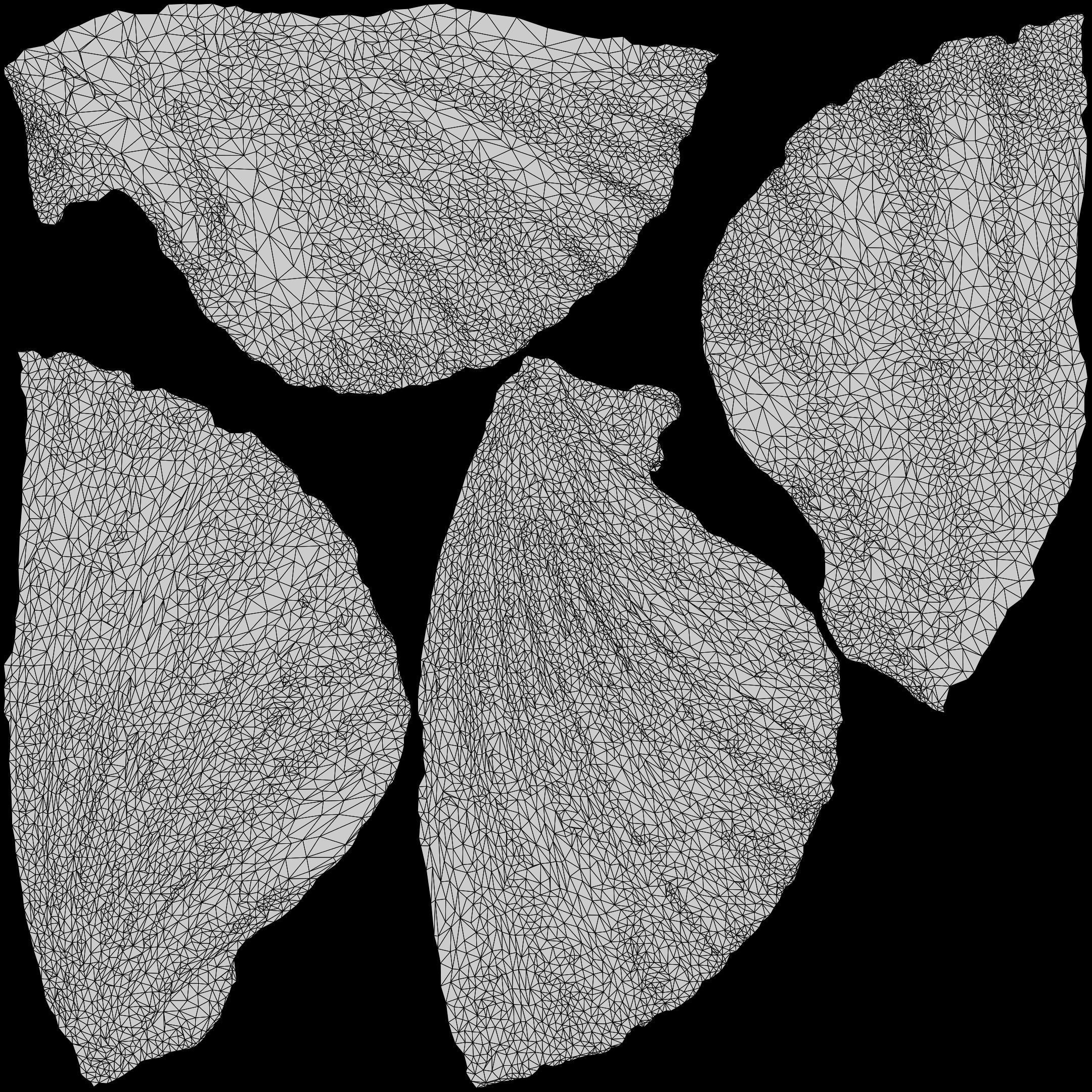 Scallop Sea Shell Low-poly 3D model_19