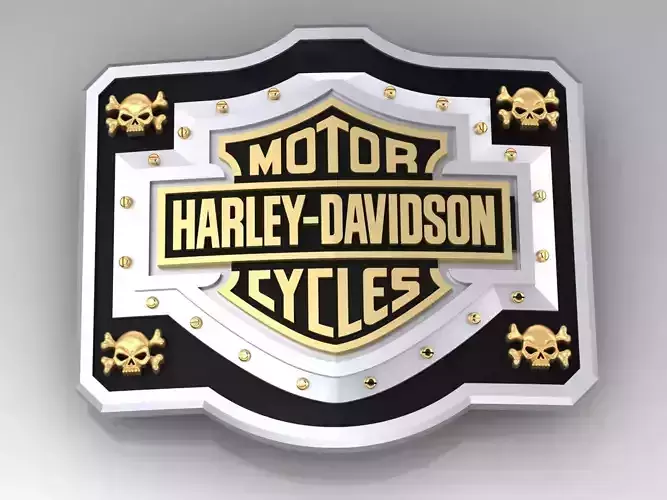 Buckle Harley Davidson cycles