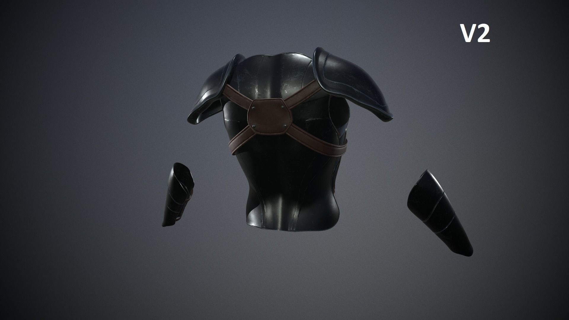 Medieval Armor UPDATE 3D model_3