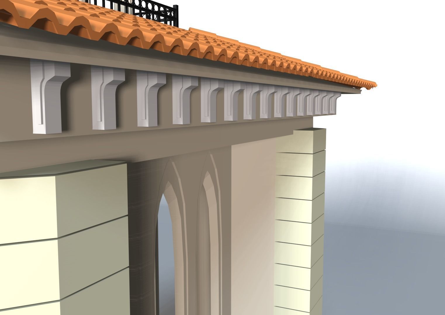 Central park building 3D model_2