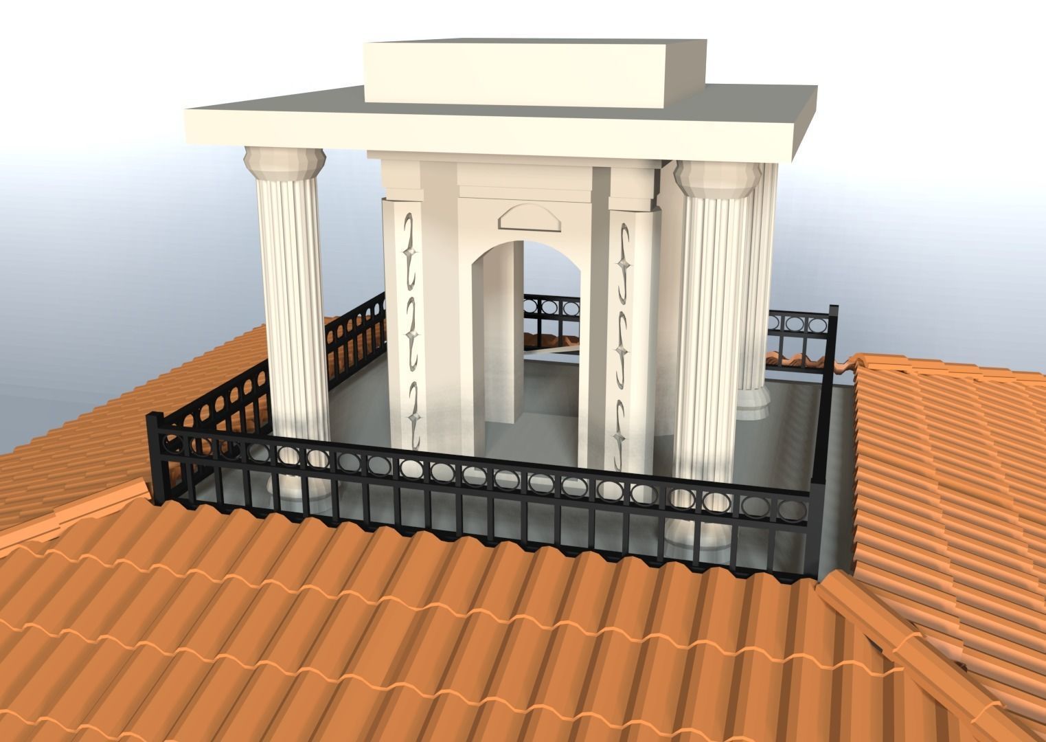 Central park building 3D model_3