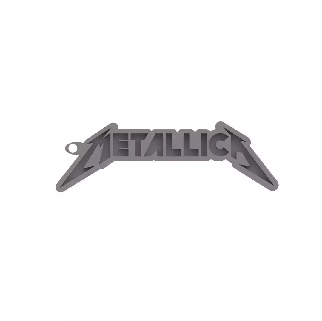 Metallica Keyring 3D print model