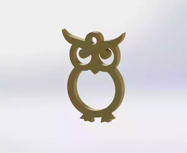 Owl Keyring