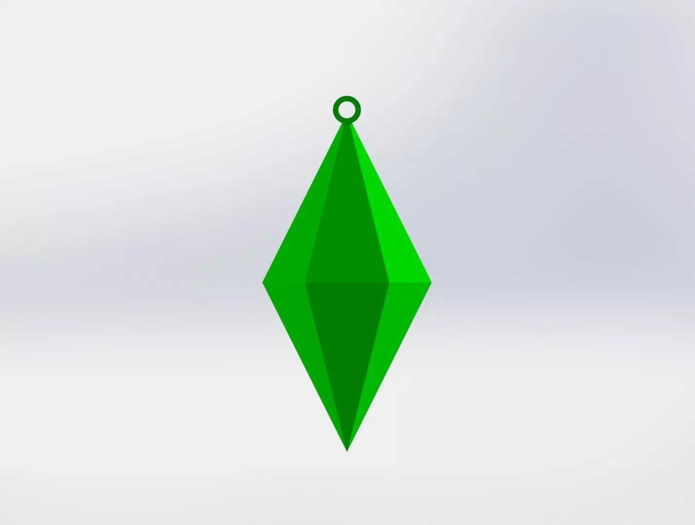 The Sims Icon Keyring Free 3D print model