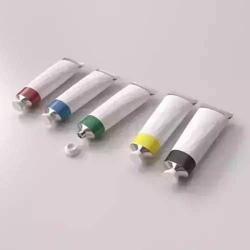 Paint Tube 3D model