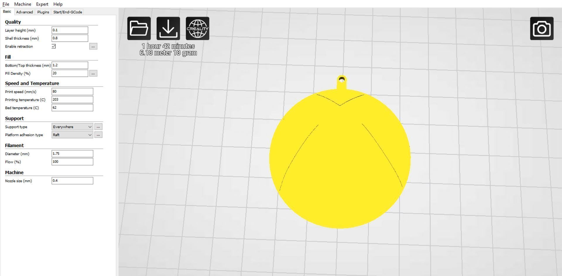 Xbox Icon Keyring Free 3D print model_1