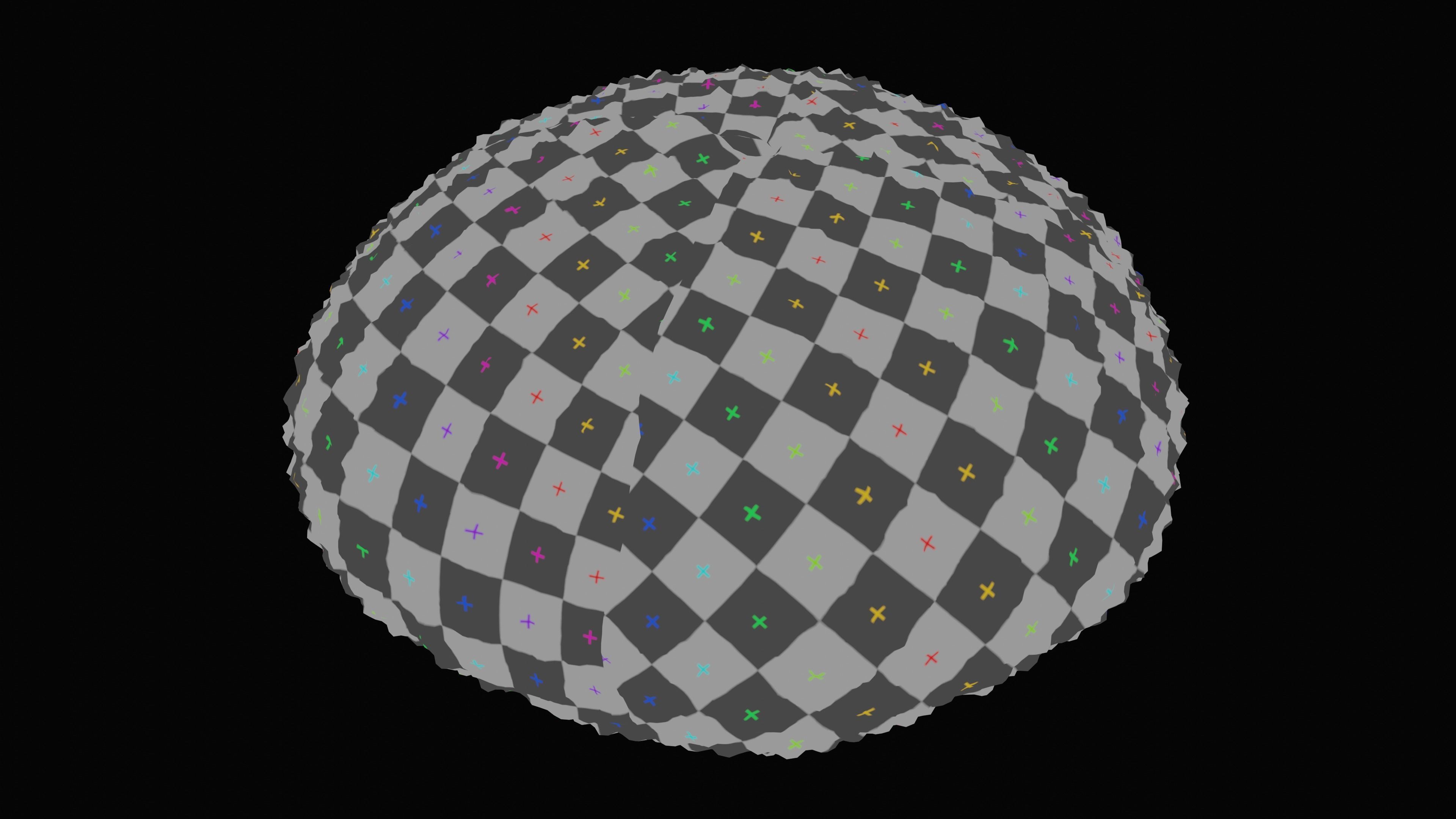 Sea Urchin Shell Low-poly 3D model_22